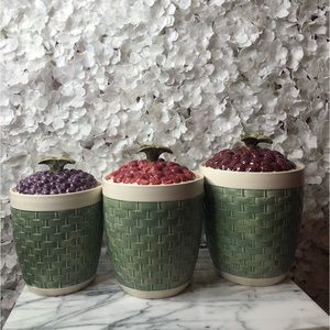 Pfaltzgraff vintage Canister set